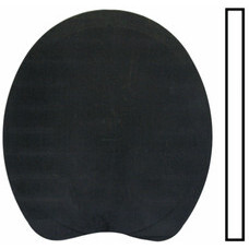 Sohle PVC schwarz Nr. 2  170x160x4 mm